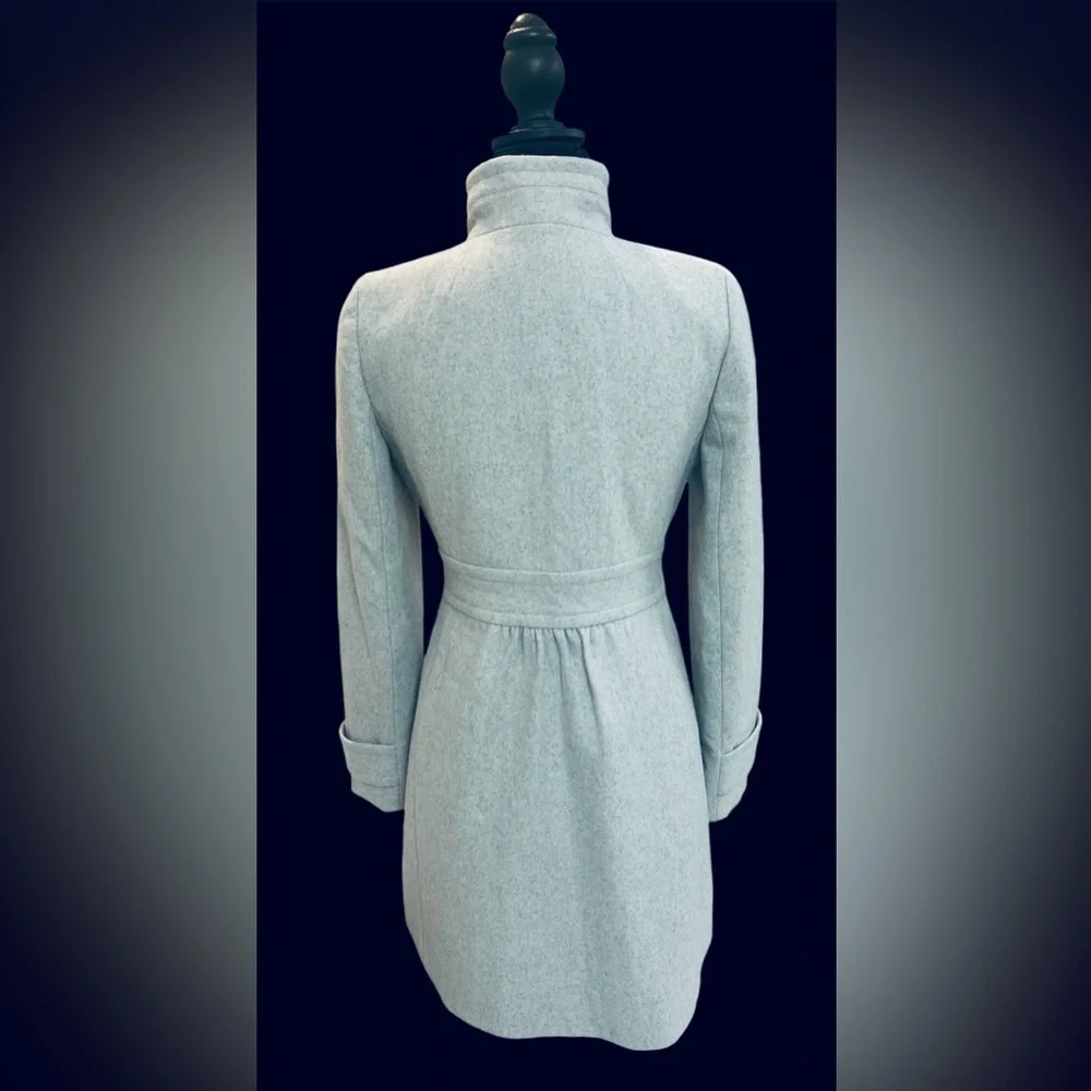 J. Crew Tailored Light Gray Coat - Picture 3 of 10